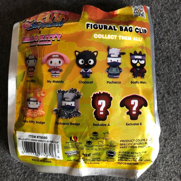 Exclusive B 3D Figural Bag Clip Silver My Melody Sakura - Picture 3 of 14